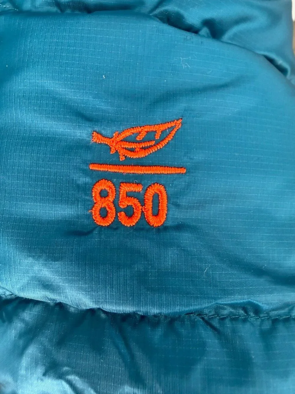 NWT LL Bean Ultralight 850 Down Hooded Women's XL Tall Teal Jacket